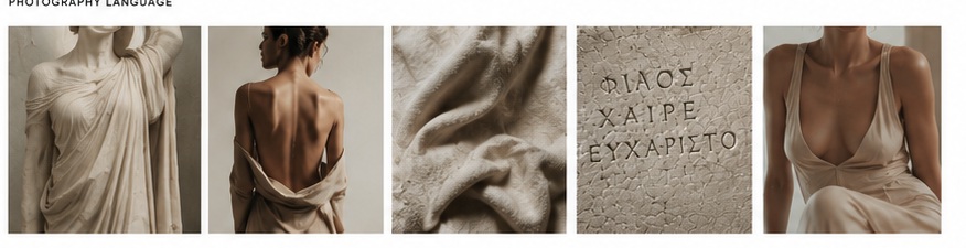 Drapery, body and stone research