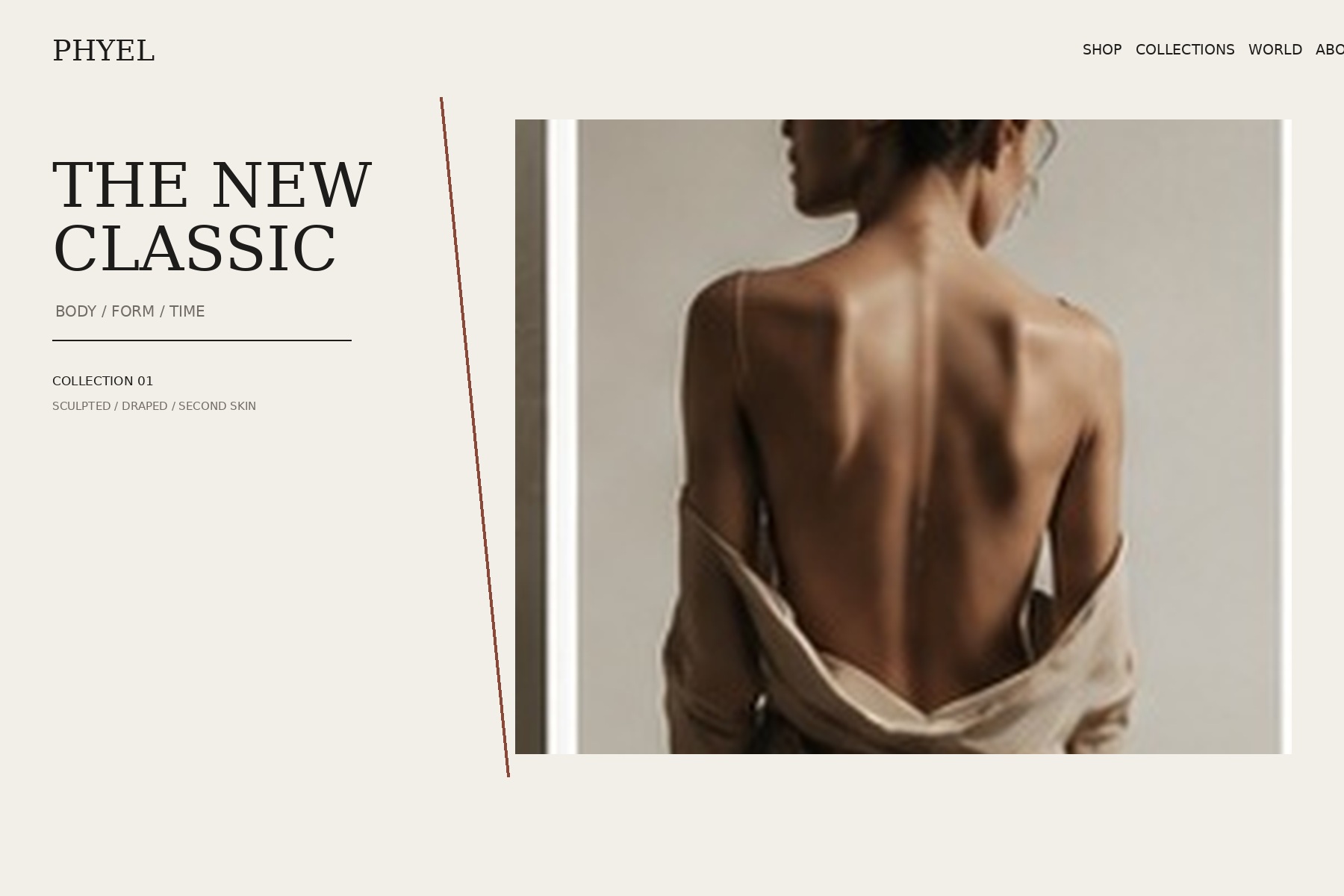 PHYEL editorial homepage photography